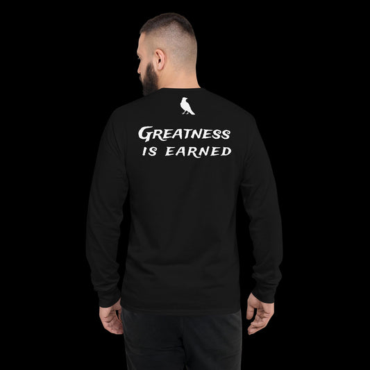 ATD Men's Champion "GREATNESS IS EARNED"  Long Sleeve Shirt