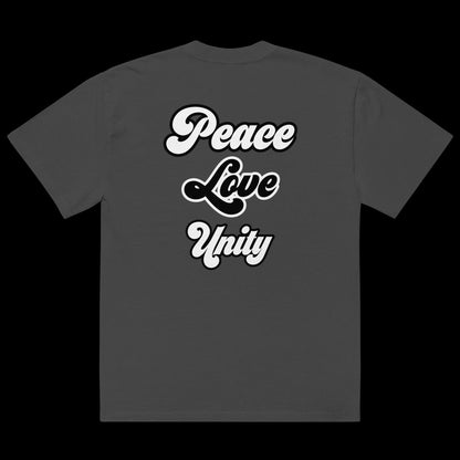 ATD "PEACE" Oversized faded t-shirt