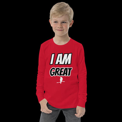 ATD " I Am Great" Youth long sleeve tee
